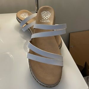 White Vince Camuto Sandals - Size 8.5